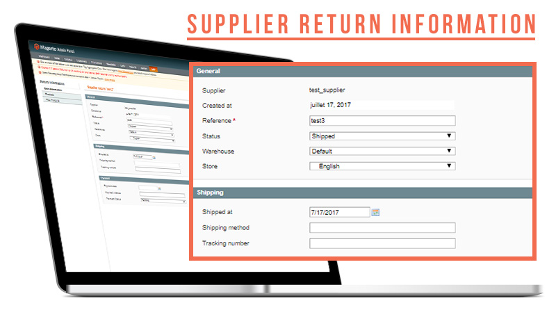 Supplier and Inventory Returns