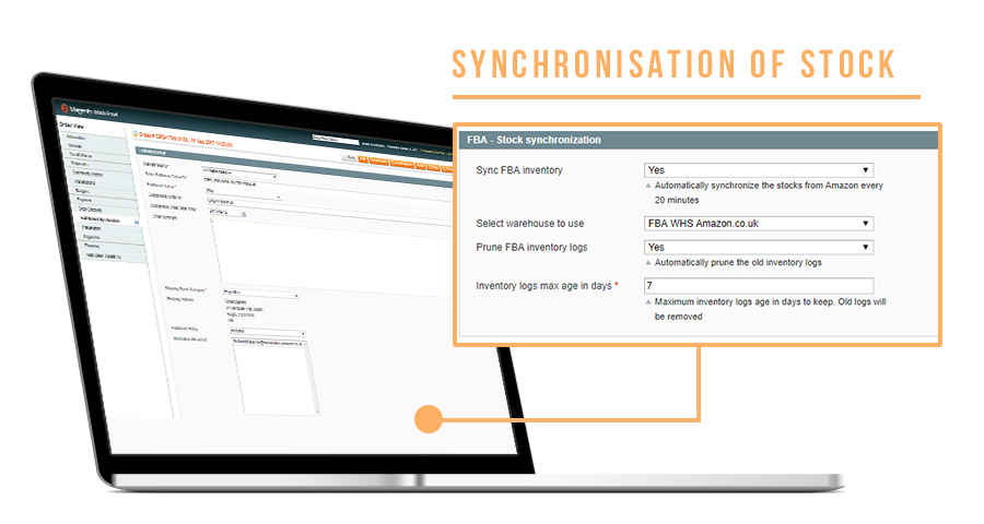 Screen Amazon Magento FBA Stock synchronization