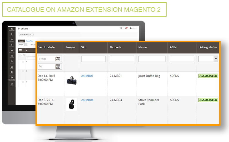 Catalog on Amazon Extension Magento 2